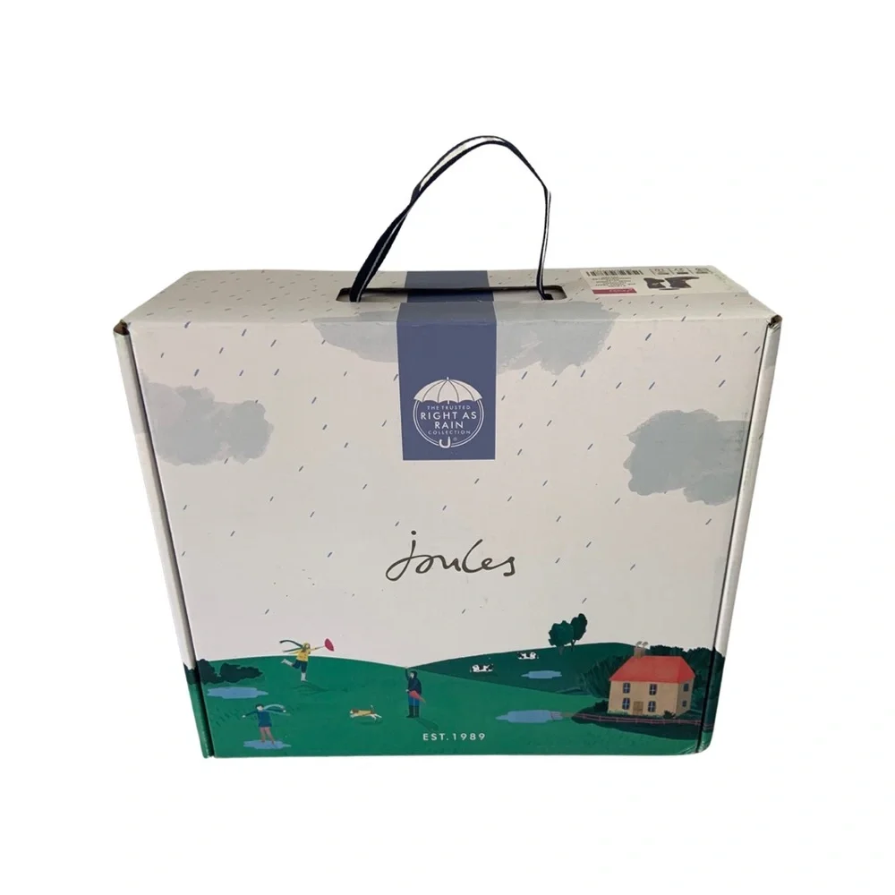 Joules Kids Navy Dinosaur Rain Boots